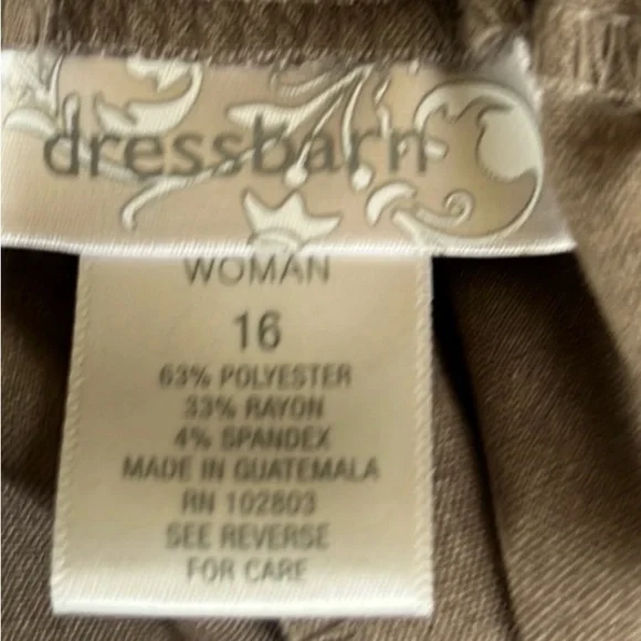 Dress Barn Brown Women's Trousers - Picture 7 of 7